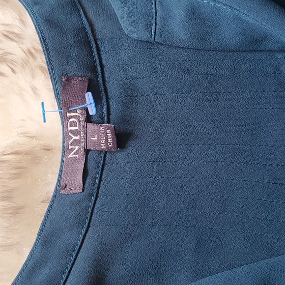 NYDJ blue blouse top - Picture 3 of 5